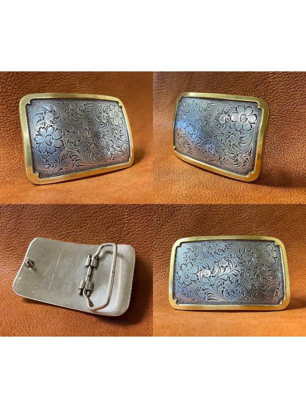 Unisex 3-Antique Silver Gold Dog Bird Star Replacement Belt Buckle Multi-Style - Picture 4 of 6